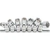 Bgs Technic Šarnyrinių galvučių rinkinys | 10 mm (3/8") | 3/8" - 3/4" coliniai dydžiai | 7 vnt. (9501)