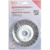 Bgs Technic Šepetys disko tipo | stambus plienas | Ø 125 mm (3986)