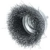 Bgs Technic Šepetys vielinis plieno puodo tipo | 6 mm kotas | Ø 75 mm (3076)