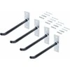 Bgs Technic Sieninių kabliukų rinkinys ratams | 250 mm | 4 vnt. (88304)