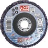 Bgs Technic Šlifavimo diskas su abrazyvine medžiaga | juoda | Ø 100 mm | 16 mm montavimo anga (9184)
