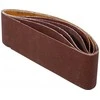 Bgs Technic Šlifavimo juostų rinkinys | juostiniam šlifuokliui | 75 x 533 mm | K 40 - 60 - 80 - 120 - 240 | 5 vnt. (80822)
