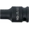 Bgs Technic Smūginė galvutė šešiakampė | 6,3 mm (1/4") | 5.5 mm (7296)