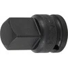 Grąžtas Bgs Technic Smūginis adapteris | vidinis kvadratas 12,5 mm (1/2") - išorinis kvadratas 20 mm (3/4") (279)