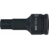 Bgs Technic Smūginis antgalis | ilgis 100 mm | 20 mm (3/4") | Hex šešiakampis 21 mm (6185-H21)