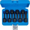 Bgs Technic Smūginių antgalių rinkinys – Spline (XZN) CR-MO 1/2" – M4–M16 | 9 vnt. (5482)