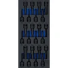Bgs Technic Smūginių antgalių rinkinys | torx/hex/spline | 12,5 mm (1/2") | su dėklu | 24 vnt. (74514)
