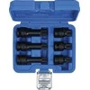 Bgs Technic Smūginių antgalių rinkinys – Spline (XZN) trumpi ir ilgi – 1/2" | 6 vnt. (5380)