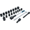 Bgs Technic Smūginių galvučių ir rakto rinkinys | 20 mm (3/4") | 21 vnt. (5258)