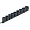 Bgs Technic Smūginių galvučių rinkinys | patrumpintos | 12,5 mm (1/2") | 13–24 mm | 9 vnt. (9551)
