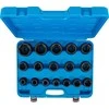 Bgs Technic Smūginių galvučių rinkinys | 20 mm (3/4") | 19 - 55 mm | 17 vnt. (5242)