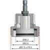 Bgs Technic Spaudimo adapteris | No. 8 BGS 8027, 8098 | VW (8027-8)