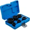 Bgs Technic Specialus galvučių rinkinys / sraigtiniai ištraukikliai – CR-MO spiralinis – 1/2" + 3/4" | 22–41 mm | 6 vnt. (5268)