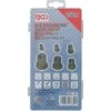 Bgs Technic Srieginių kniedžių asortimentas | cinkuotas plienas | 150 vnt. (14126)