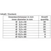 Bgs Technic Termo šlangelių (kembrikų) asortimentas | juodi | 127 vnt. (8042)