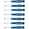 Bgs Technic Tiksliųjų atsuktuvų rinkinys | PH00 - PH0 / slot SL 2.5 - 3.0 mm / T8 - T9 - T10 | 7 vnt (4881)
