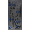 Bgs Technic Transmisijos užpildymo adapterių rinkinys | 15 vnt. (9992-1)