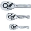 Bgs Technic Trumpų terkšlių rinkinys | 6.3 mm (1/4") / 10 mm (3/8") / 12,5 mm (1/2") | 3 vnt. (215)