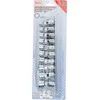 Bgs Technic Universalus galvučių komplektas šarnyrinis, šešiakampis | 10 mm (3/8") | 10 - 19 mm | 10 vnt. (205)