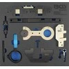 Bgs Technic Variklio fiksavimo įrankių rinkinys | 2/3 įrankių dėklas | BMW M40, M44, M50, M52, M54, M56 (9491)