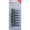 Bgs Technic Varžtų ištraukimo rinkinys | 12,5 mm (1/2") | pažeistam hex šešiakampiui 4 - 12 mm | 7 vnt. (7004) (Pažeista pakuotė)