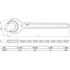 Bgs Technic Veržliaraktis atviru galu | DIN 894 | 70 mm (34270)