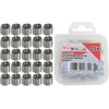 Bgs Technic Vieliniai indėklai sriegiui | Helikoliai | M10 x 1.25 mm | 25 vnt. (9428-1)
