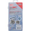 Bgs Technic Žiedelių/kniedžių įstatymo (audinio, odos) rinkinys | 103 vnt. (8111)