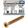 Bgs Technic Daugiafunkciniai varžtai | T-Star (Torx) T20 | 4,0 x 40 mm | 150 vnt. (80994)