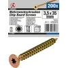 Bgs Technic Daugiafunkciniai varžtai | T-Star (Torx) T10 | 3,5 x 35 mm | 200 vnt. (80993)
