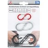 Bgs Technic Dvigubų karabinų asortimentas | Aliuminis | 3 vnt. (85783)