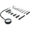 Bgs Technic Dyzelinis kompresijos matuoklis su adapteriais (62660)