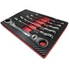 Essen Tools Terkšliniai kilpiniai raktai | šarnyriniai dvipusiai | 8 x 9 - 18 x 19mm | 6 vnt. (FRS6)