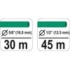Flo Toya Sa Poland Būgnas laistymo žarnai ant ratukų | 45 m (89335)