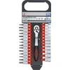 Bgs Technic Galvučių ir antgalių rinkinys su terkšle | 6.3 mm (1/4") | 4-13 mm | 27 vnt. (15105)