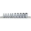 Bgs Technic Galvučių rinkinys E-Tipas | 6,3 mm (1/4") / 10 mm (3/8") | E4 - E16 | 10 vnt. (9548)