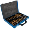 Grąžtas Bgs Technic Spiralinių ir pakopinių grąžtų rinkinys HSS su titano nitrido danga, 1–10 mm, 231 vnt. (72130)