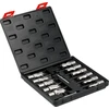 Grąžtas Toya Sa Poland HSS karūninių grąžtų rinkinys magnetinėms gręžimo staklėms 12–27 mm, 13 dalių (YT-43405)