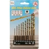 Grąžtas Bgs Technic Grąžtų rinkinys su Hex 6.3 mm (1/4") galu | titano nitridas | 1.5 - 6 mm | 10 vnt. (50801)