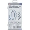 Bgs Technic Kabliukų ir kaiščių / diubelių asortimentas | 125 vnt. (88192)
