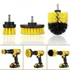 Kingrony Šepečių rinkinys su Hex 6.3 mm (1/4") galu | Nailonas | 3 vnt. (DB003)