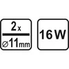 LUND Pistoletas klijavimui karštu būdu 11mm 16W 73060