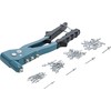 Bgs Technic Kniediklis su kniedžių rinkiniu | 2.4 / 3.2 / 4.0 / 4.8 mm | 60 vnt (401)