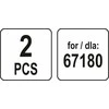Toya Sa Poland Mikropluoštas turbo šluotai 67180 - 2 vnt (67181)