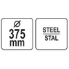 YATO METALINIS DISKAS 375mm, TIK YT-82330