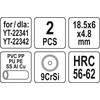 YATO RATAS VAMZDŽIŲ PJOVYMUI 18,5 x 6 x 4,8 mm/2vnt. YT-22341, YT-22342