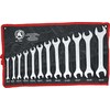 Bgs Technic Plokščių raktų rinkinys atvirais galais | 6 x 7 - 30 x 32 mm | 12 vnt. (1233)