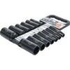 Bgs Technic Smūginių ilgų galvučių rinkinys | 12,5 mm (1/2") | 10-32 mm | 13 vnt. (95207)