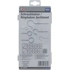 Bgs Technic Sraigtinių kablių / žiedinių kablių asortimentas | 142 vnt. (88180)