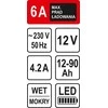 Sthor Toya Sa Poland Pakrovėjas akumuliatoriams | 6A / 12V / 90 Ah | LED (82542)